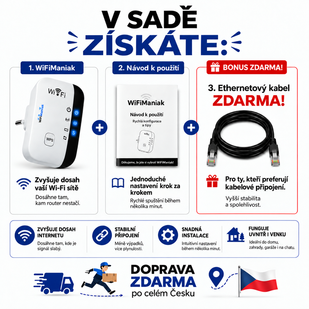 WifiManiak™ 3.1 PRO | Posilte signál své WiFi!